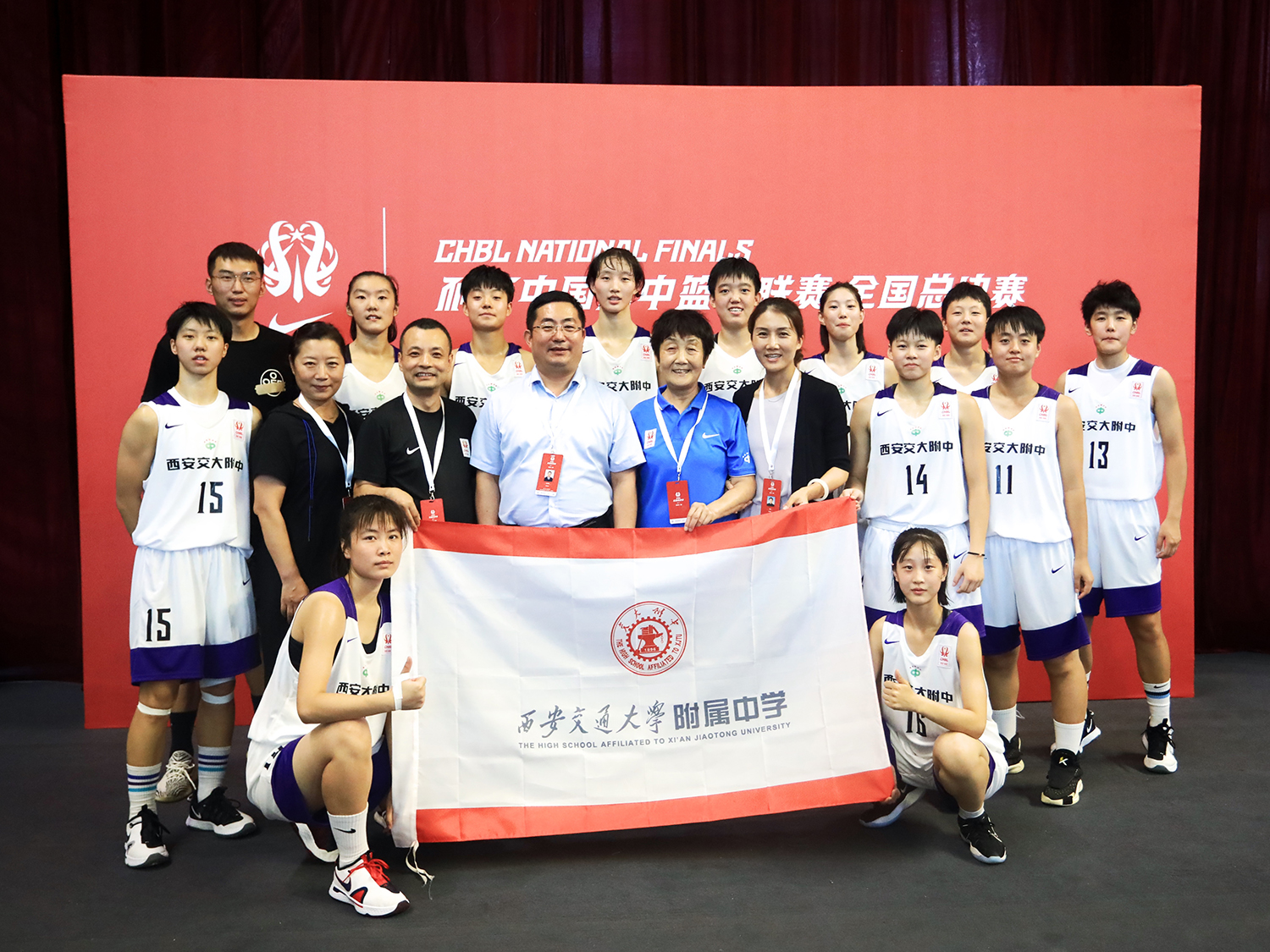 历史最佳!附中女篮荣获全国五强
