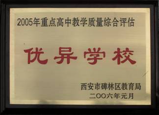 2006年交大附中获奖及荣誉情况统计